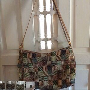 SAS Earthy Patchwork Shoulder Bag